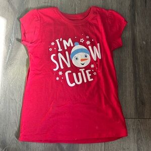 “I’m snow cute” tshirt.